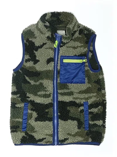 Pre-owned Crewcuts Kids' Vest In Green