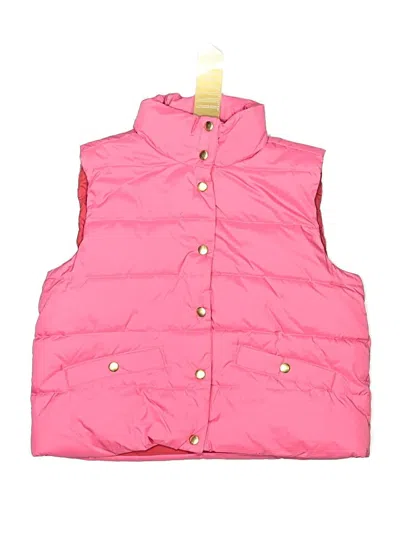 Pre-owned Crewcuts Kids' Vest In Pink