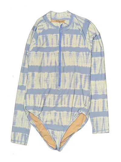 Pre-owned Crewcuts Kids' Wetsuit In Blue