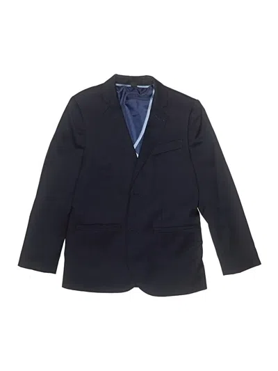Pre-owned Crewcuts Kids' Wool Blazer Jacket In Blue
