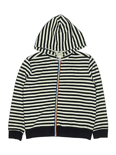 Pre-owned Crewcuts Kids' Zip Up Hoodie In Black
