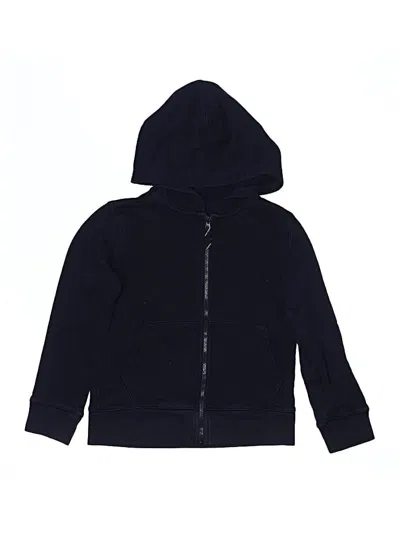 Pre-owned Crewcuts Kids' Zip Up Hoodie In Blue