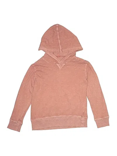 Pre-owned Crewcuts Kids' Zip Up Hoodie In Pink