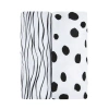 Crib Sheet Set Baby Fitted  2 Pack In Black & White Abstract