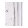 Crib Sheet Set Baby Fitted  2 Pack In Blue Dragonflies