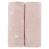 Crib Sheet Set Baby Fitted  2 Pack In Gingko & Pin Dot
