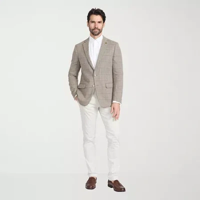 Cricketeer Mens Windowpane Stretch Fabric Sport Coat In Multi