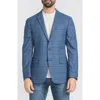 Cricketeer Windowpane Wool Blend Sport Coat In Blue