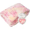 Crickle Daisy Cotton Candy Snuggle Blanket & Lip Mask Set