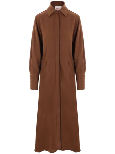 Cri.da Baldo Dress In 褐色