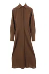 Cri.da Crida Dresses In Brown