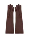 Cri.da Crida Gloves In Burgundy