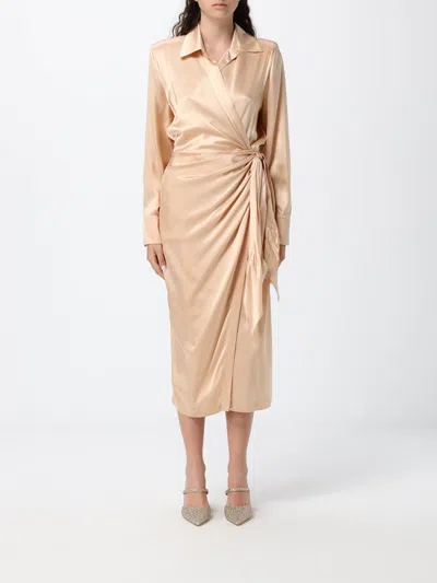 Crida Milano Dress Woman In Gold