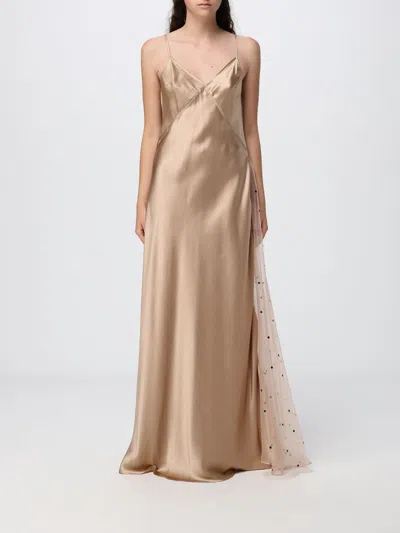 Crida Milano Dress Woman In Brown