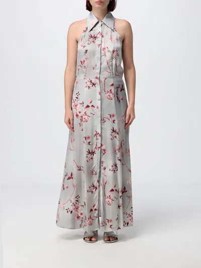 Crida Milano Dress Woman In Gray