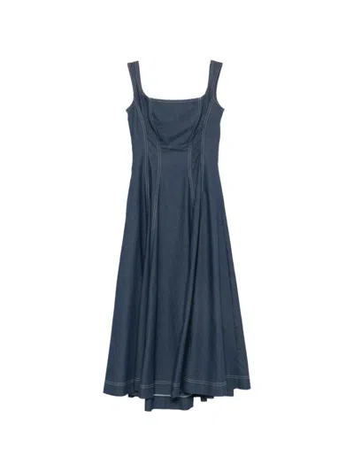 Crida Milano Midi Dress In Animal Print