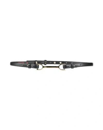 Crida Milano Woman Belt Black Size 36 Leather
