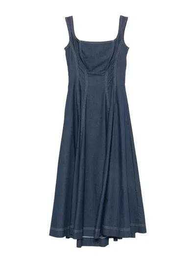 Cri.da Vestido Midi - Azul