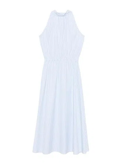 Cri.da Vestido Midi - Azul Claro