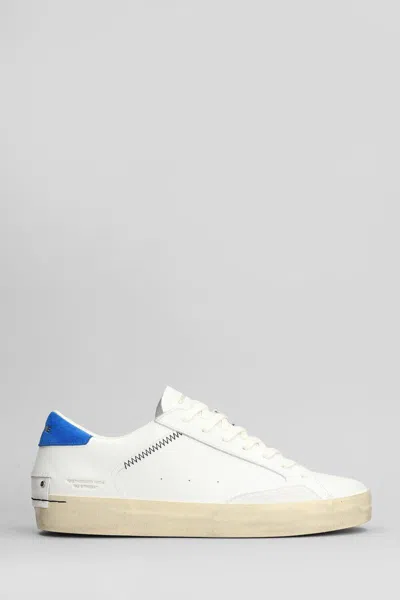 Crime Distressed Sneakers In White