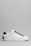 Crime London Distressed Sneakers In White