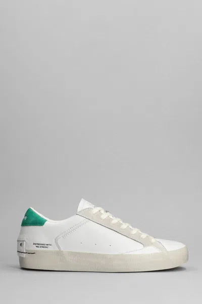 Crime Distressed Sneakers In White