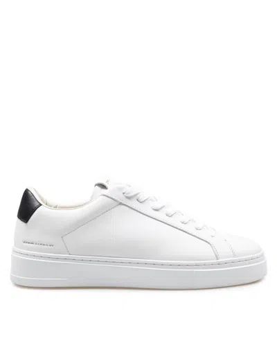 Crime London Black/white Crime Leather Sneakers