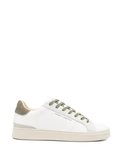 Crime London Blade Contrast Sneakers In White