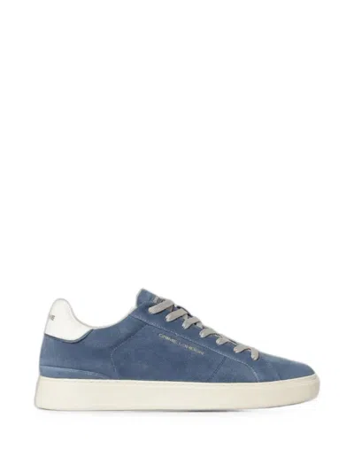 Crime London Blade Suede Sneakers In Blue