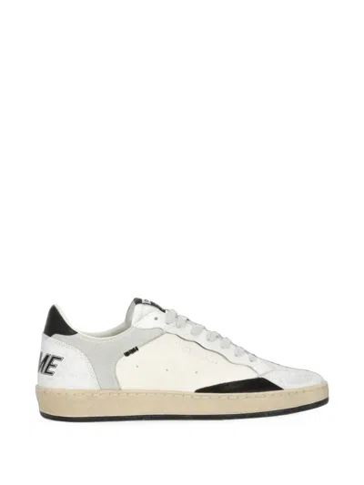 Crime London Chelsea Panelled Sneakers In White