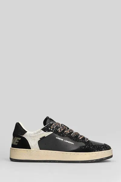 Crime London Chelsea Sneakers In Black