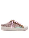 Crime London Crime Sneakers Deluxe Pink Glitter Sabot