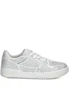 Crime London Crystal-embellished Sneakers In White
