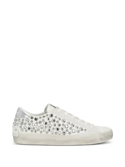Crime London Crystal-embellished Sneakers In Multi