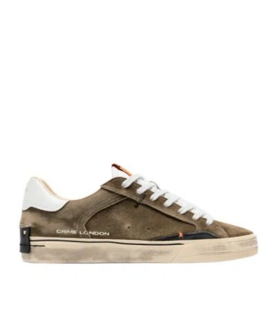 Crime London Deconstructed Brown Flame In Animal Print