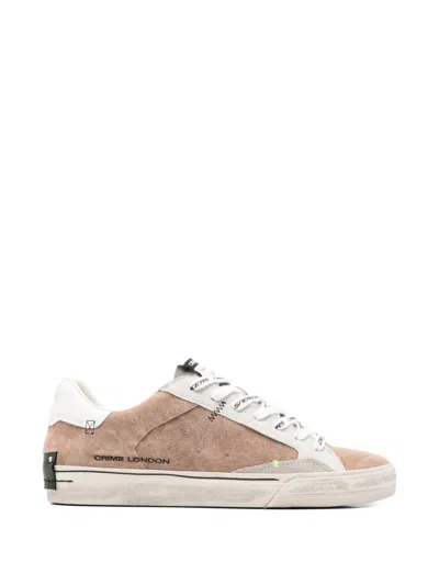 Crime London Deconstructed Sneakers In Brown