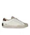 Crime London Distressed Glitter White Sneaker