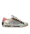 CRIME LONDON CRIME LONDON DISTRESSED PLATINUM WILDLIFE SNEAKER