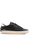 Crime London Distressed Sneaker In Black