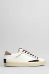 Crime London Distressed Sneakers In White