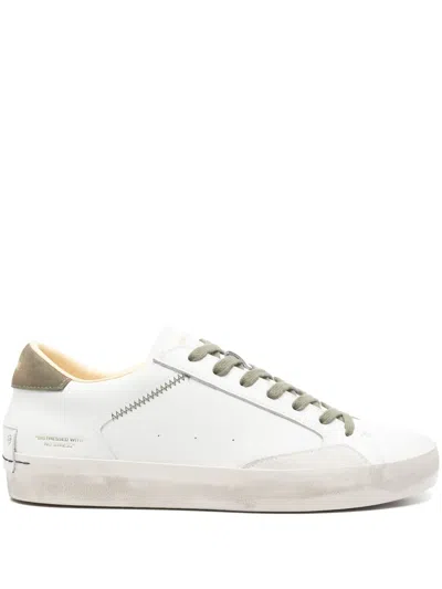 Crime London Distressed Sneakers In White