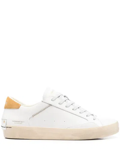 Crime London Distressed Sneakers In White