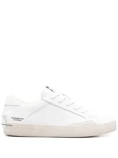 CRIME LONDON DISTRESSED SNEAKERS