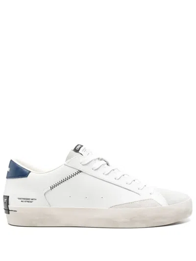 Crime London Distressed Sneakers In White