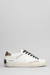 Crime London Distressed Sneakers In White
