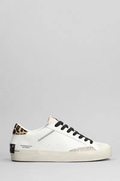 Crime London Distressed Sneakers In White
