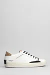 Crime London Distressed Sneakers In White
