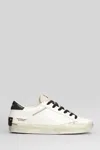 Crime London Distressed Sneakers In White