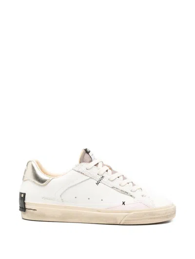 Crime London Distressed-effect Low-top Sneakers In Multi