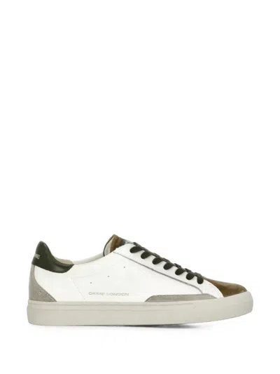 Crime London Essential Suede-panelled Sneakers In White